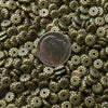 6x2mm (1.00mm hole size) Antique Brass Metal Decorative Saucer Spacer Beads - Qty 50 (MB124) - Beads and Babble