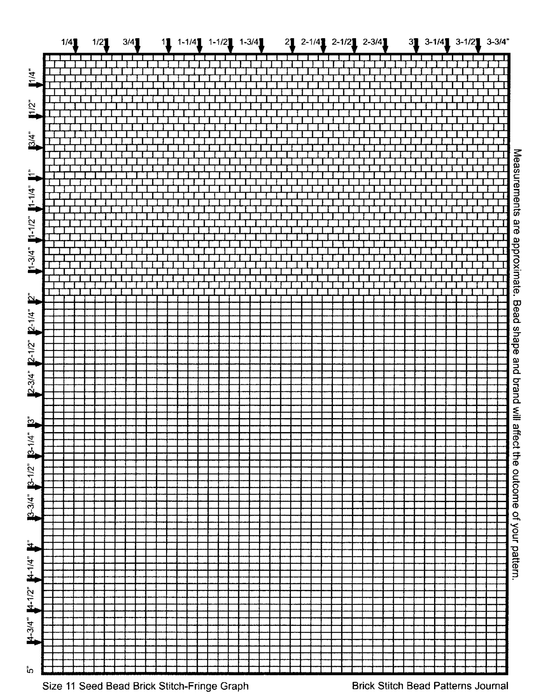 7 Free Printable Seed Bead Graph Paper - Beads and BabbleArt & Crafting Materials
