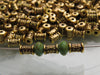 7x5mm (1.50mm hole size) Antique Gold Metal Decorative Tube Spacer Beads - Qty 20 (MB168) - Beads and Babble