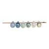 7x5mm Beach Glass Mix Czech Glass Teardrop Beads - Qty 50 (SFDRP18) - Beads and BabbleBeads