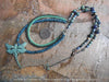 8/0 1 Cut Opaque Blue Turquoise Luster Czech Glass Charlotte Seed Bead Strand (8CUT10) SE - Beads and Babble