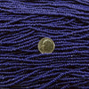 8/0 1 Cut Opaque Dark Blue Czech Glass Charlotte Seed Bead Strand (8CUT16) SE - Beads and Babble