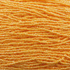 8/0 1 Cut Opaque Light Orange Luster Czech Glass Charlotte Seed Bead Strand (8CUT25) - Beads and Babble