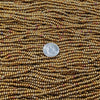 8/0 Metallic Silky Bronze AB Czech Glass Seed Bead Strand (CW10) - Beads and Babble