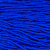 8/0 Opaque Capri Blue Terra Intensive Coated Czech Glass Seed Bead Strand (8CW101) - Beads and BabbleBeads