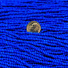 8/0 Opaque Capri Blue Terra Intensive Coated Czech Glass Seed Bead Strand (8CW101) - Beads and BabbleBeads