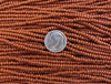8/0 Opaque Saddle Brown Czech Glass Seed Bead Strand (CW71) SE - Beads and Babble