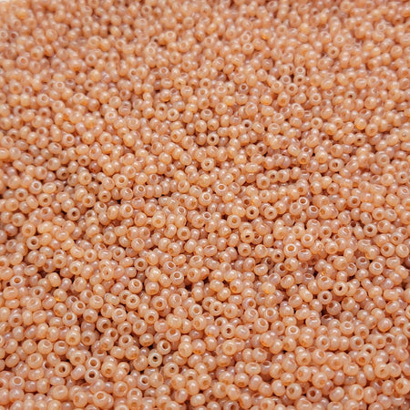 8/0 SOL GEL Jade Wheat Czech Glass Seed Beads 10 Grams (8CS105) - Beads and BabbleBeads