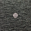 8/0 Transparent Silver-lined Gray Czech Glass Seed Bead Strand (CW53) - Beads and Babble