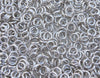 8mm Silver Alloy Metal Seamless Rondel Beads/Closed Jumprings - Qty 20 (MB129) - Beads and Babble