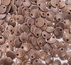 8x1.5mm Antique Copper Alloy Metal Lentil/Charm - Qty 10 (MB188) - Beads and Babble