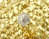 8x1.5mm Antique Gold Alloy Metal Lentil/Charm - Qty 10 (MB187) - Beads and Babble