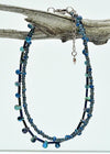 8x2.5mm Blue Opal Vintage Italian Murano Glass Bugle Beads 20 Grams (CS201) - Beads and Babble