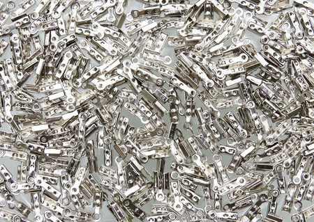 8x2.5mm Platinum Finish Metal Cord Ends - Qty 50 (CHF01) - Beads and Babble