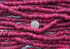 9x4mm Pink Natural Coconut Heishi Spacer Beads - 15 Inch Strand (NUC05) - Beads and Babble