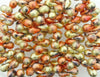 9x6mm 2 Tone Gold Rush Etched/Textured Czech Glass Teardrop Beads - Qty 25 (XAW175) - Beads and Babble