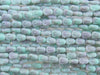 9x7mm Opaque 2 Tone Lavender and Mint Czech Glass Tulip Beads - Qty 20 (BS321) - Beads and Babble