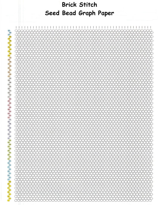Free Printable Seed Bead Graph Paper - Beads and BabbleArt & Crafting Materials