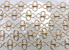 Handmade 12x6x2mm Clover Link Rose Gold Plated Iron Chain - Sold by the Foot - (CHM03A) - Beads and Babble