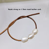 Ivory Large Hole 1.80mm Cultured Freshwater Pearl Beads - Qty 20 (PRL15) - Beads and Babble