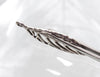 Large Leaf Antique Silver 50x28x2mm Alloy Metal Pendants/Links/Earring Findings - Qty 2 (MB74A) - Beads and Babble