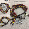 Matte Envy Picasso Mix Czech Glass 5mm Tile Beads and 5/0 Czech Glass Seed Beads - 20 Inch Strand (BW15) - Beads and Babble