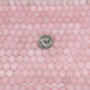 Matte Rose Quartz Gemstone Beads - 8mm Round - 15 Inch Strand (GEM06) - Beads and Babble