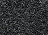 Size 2 (4x2mm) Opaque Black Silver Picasso Czech Glass Bugle Beads - 10 Grams (BU44) - Beads and Babble