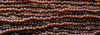 Transparent Rootbeer Brown - Size 9x6mm (3mm hole) Recycled Glass Crow Beads - 24 Inch Strand (ICB04) - Beads and Babble
